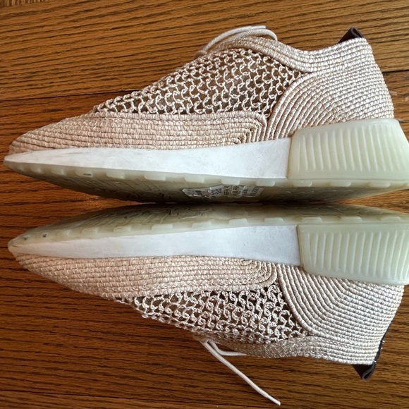 Sam Edelman Delma Tan Fabric Woven Wedge 1 1/2” Heel Sneakers - Picture 2 of 11